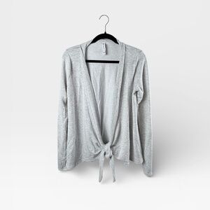 ATHLETA Poise Wrap‎ Dance Sweatshirt Fleece Modal Sweater Size Small (J)